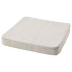 Sandalye minderi, bej, 39/35x37x5 cm