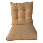 Sandalye Minderi Gri - Antalya, London, Ürgüp, Madrid Sandalyeler İçin Düğmeli Model
