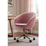 SandalyeDeposu İstiridye Çalışma Koltuğu (PEMBE KUMAŞ)