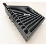 Sandıktan Al Döküm Izgara , Şömine Izgarası 70 Cm. x 46 Cm. x 46 cm 15 Li Izgara, Kızaklı