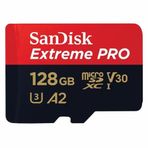 Sandisk 128 GB 170 mb/sn 200 mb-sn Extreme PRO SDXC UHS-I Hafıza Kartı