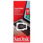 Sandisk 128 GB Cruzer Blade USB 2.0 Siyah USB Bellek