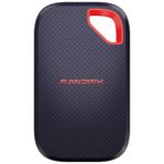 SANDISK 1TB Extreme Taşınabilir SSD (Yeni Model) - 2000MB/s'ye kadar Aktarım hızları, USB Tip-C bağlantısı, Güvenilir Dayanıklılık - Siyah - SDSSDE70-1T00-G25