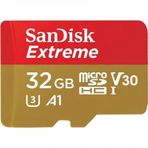 Sandisk 32 gb Extreme UHS-I microSDXC 100 mbs 60 Hafıza Kartı
