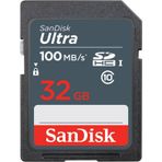 Sandısk 32Gb Ultra Sdhc Uhs-I 100Mb/S Microsd Kart Sdsdunr-032G-Gn3ın