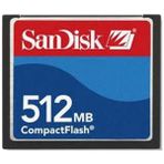 Sandisk 512 Mb Compack Flash Hafıza Kartı