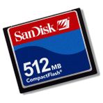 Sandisk 512 MB Compact Flash Hafıza Kartı Eski Dijital Fotoğraf Makineleri için Yüksek Performans