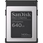 Sandisk 640GB Pro-Cinema Cfexpress Tip B Hafıza Kartı