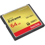 Sandisk 64GB CF Extreme 120Mb-S Kompakt Flaş Kart