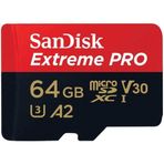 Sandisk 64GB Extreme PRO SDXC UHS-I A2 170 Mb/s Hafıza Kartı