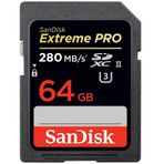 Sandisk 64GB Extreme PRO SDXC UHS-II 280Mb/s Hafıza Kartı