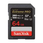 SanDisk 64GB Extreme PRO SDXC UHS-II Hafıza Kartı - C10, U3, V60, 6K, 4K UHD, SD Kart - SDSDXEP-064G-GN4IN