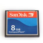 Sandisk 8 GB Compact Flash Hafıza Kartı Yüksek Performanslı Endüstriyel Kullanım İçin Uyumlu