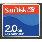 Sandisk Compact Flash 2 Gb Cf Hafıza Kartı Endüstriyel Cnc Uyumlu