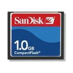 Sandisk Compact Flash Hafıza Kartı 1 GB Yüksek Performans ve Uyumlu Kullanım Alanları