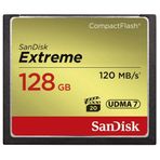 SanDisk Extreme 128GB 120MB/s Compact Flash Hafıza Kartı