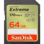 SanDisk Extreme 64GB 170MB/s SD UHS-I 4K UHD Hafıza Kartı