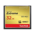 SanDisk Extreme CF 120MB/s, 85MB/s write, UDMA7, 32GB