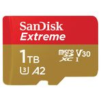 SanDisk Extreme microSD UHS I Card 1TB for 4K Video on Smartphones, Action Cams & Drones 190MB/s Read, 130MB/s Write, Lifetime Warranty