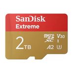 Sandisk Extreme Microsdxc Uhs-I Hafıza Kartı 2 Tb + Sd Adaptör, (Akıllı Telefonlar, Aksiyon Kameraları Veya Drone'lar Için, 240 Mb/s'ye Kadar Aktarım, 4K Uhd) Rescuepro Deluxe, Uhs-I, U3, V30