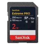 Sandisk Extreme Pro 2 TB 250/150MB/s Sdxc V30 Uhs-I U3 Hafıza Kartı Sdsdxxd-2T00-Gn4In