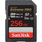 Sandisk Extreme Pro 256Gb Sdsdxep-256G-Gn4ın 280Mb/S Uhs-Iı Sdxc 6K-4K Uhd Hafiza Karti