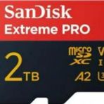 Sandisk Extreme Pro 2tb 250/150MB/S Microsdxc Uhs-I A2 V30 Adaptörlü Hafıza Kartı SDSQXCD-2T00-GN6MA