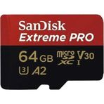 Sandisk Extreme Pro 64Gb Micro Sd Hafiza Karti 200Mb/90Mb Sdsqxcu-064G