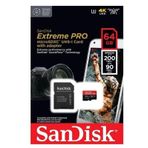Sandisk Extreme Pro 64Gb MicroSDXC UHS-I Hafıza