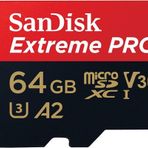 Sandisk EXTREME PRO 64GB microSDXC UHS-I SDSQXCU-064G-GN6MA 200MB/s Okuma Hızı Micro Sd Kart Bellek