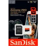 SanDisk Extreme Pro microSD UHS I Card 64GB 200MB/s