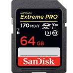 Sandisk Extreme Pro SD UHS I 64 GB Card