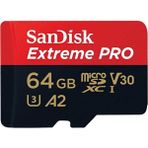 Sandisk Extreme Pro Sdsqxcy-64g-gn6ma 64 GB MicroSDXC Uhs-1 A2 170 MB/s Micro SD Kart