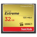 Sandisk Extreme SDCFXSB-032G-G46 32GB 85 MB/s Compact Flash Hafıza Kartı