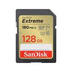 Sandisk Extreme Sdsdxva-128g-gncın 128 GB 180 MB/s SD Uhs-ı 4K UHD Hafıza Kartı