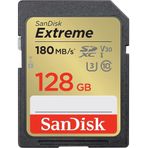 SanDisk Extreme SDSDXVA-128G-GNCIN 128 GB 180MB/s SD UHS-I 4K UHD Hafıza Kartı