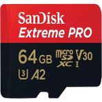 Sandisk Krk 64 GB Sandısk SDSQXCU-064G-GN6MA Extreme Pro Mıcro Sd Krk