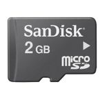 Sandisk microSD 2GB memory card