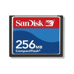 Sandisk PCMCIA-CF Compact Flash Adaptör + 256MB Compact Flash Kart