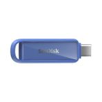 Sandisk Sandısk Telefon Sürücüsü, USB Tip-C 1 Tb ile (Akıllı Telefonlar, Tabletler ve Bilgisayarlar Için Flash Sürücü, 150 Mb/s Okuma, Taşıma Anahtarlık Döngüsü, 1 Yıllık Rescuepro ) - Maritime Blue