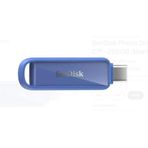 Sandisk SDIXS0N-256G-GN6ND 256GB Phone Drive With USB-C-128GB (Maritime Blue) Flash Bellek