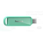 Sandisk SDIXS0N-256G-GN6NQ 256GB Phone Drive With USB-C-128GB (Seafoam Green) Flash Bellek