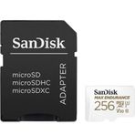 SanDisk SDSQQVR-256G-GN6IA Max Endurance 256 GB 100/40MB/s MicroSDXC C10 C30 Adaptörlü Hafıza Kartı