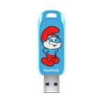 Sandisk Smurfs 128GB USB 3.2 Nesil 1 Flash Bellek SDCZIS-128G-G46 - Mavi - 128 GB