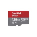 Sandisk Ultra 128GB Micro SDXC I Hafıza Kartı Sınıf 10 UHS-I ile Yüksek Okuma Hızı