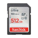 Sandisk Ultra 512GB 150MB/S Sdxc Hafıza Kartı