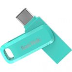 Sandisk Ultra Dual Drive Go SDDDC3-128G-G46G 128GB Type-C Usb 3.1 Tiffany Green Flash Bellek
