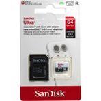 Sandisk Ultra SDSQUNR-064G-GN3MN Class 10 Uhs-I 64 Micro Sd Kart - Standart