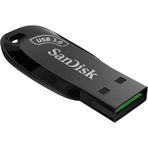 Sandisk Ultra Shift USB 3.0 Flash Drive 128 GB Siyah Bellek