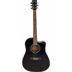 Sandner A105-1BKC Akustik Gitar - Black(BL)
